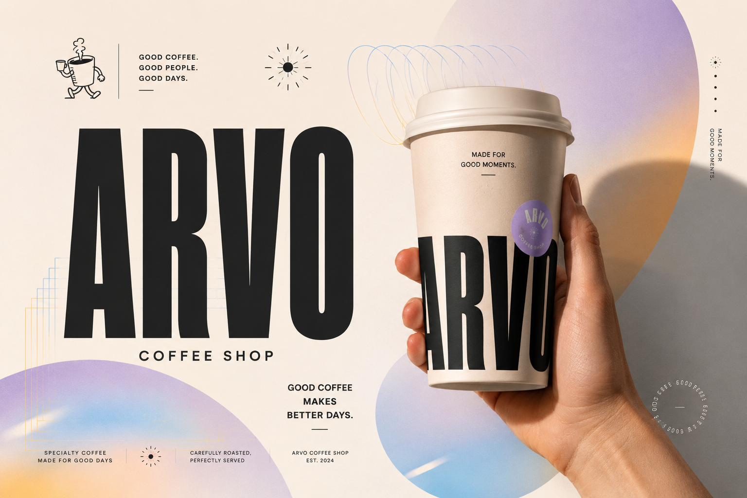 Arvo, branding de coffee shop